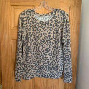 Leopard print top